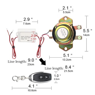 Spot 1Set 100A Control remoto interruptor de batería de coche desconectar relé aislador de batería (2)