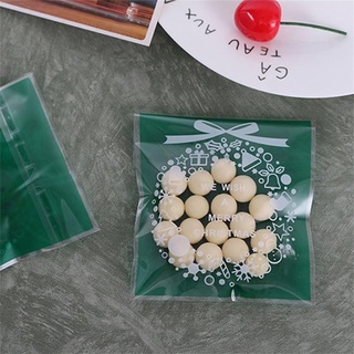Jeejii empaque/paquete/paquete autoadhesivo adhesivo Para dulces/galletas en 100 pzas/paquete nuevo año nuevo regalo De navidad (9)