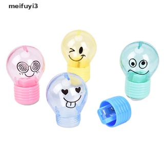 [meifuyi3] sacapuntas de bombilla de plástico creativo para niños regalos papelería suministros escolares mx567
