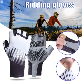 Cycling Gloves Half Finger Non-Slip Silicone Design For Men Women Outdoor Sports Breathable