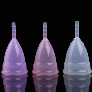útil copa suave de silicona copa menstrual grande y pequeño tamaño tres colores (8)