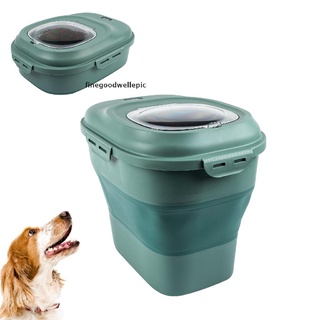 [finegoodwellepic] recipiente de arroz para almacenamiento de alimentos para mascotas, para perro, gato, con tapa de comida, nuevo stock (3)