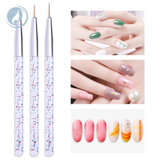 seattle Acrylic Nail Liner Pen Sequins Flower Nail Art French Drawing Brush Tip Head for Manicure