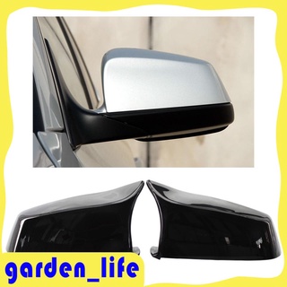1Pair Side Door Rearview Wing Mirror Cover Cap Trim Replace Style Fit for BMW E60, F10, F01, F02 2008-2013 Replacement