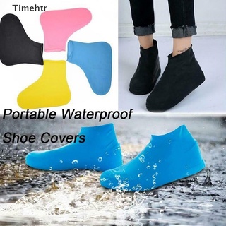 timehtr overshoes rain silicona impermeable zapatos cubre botas cubierta protector reciclable mx (8)