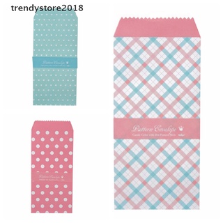 trendystore2018 5pcs/1pack colorido sobres pequeños regalo artesanía sobres para invitaciones de cartas mx