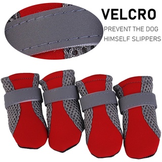 digitalblock zapatos de perro pet paw protector transpirable casual bota cachorro antideslizante zapatillas
