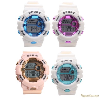 Reloj electrónico para estudiantes deportes de estilo coreano simple temperamento reloj masculino deportes impermeable reloj electrónico (8)