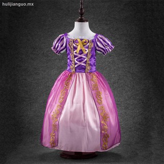 Original | ◇ Disney Princesa Rapunzel Vestido Uniforme Cosplay Halloween Show Disfraz