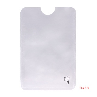 Lidu1 - Protector de tarjeta de crédito (10 unidades), diseño de RFID, bloqueo de identificación (7)