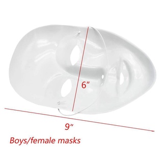 hetty 3d decoración de halloween blanco protección máscara protección diy disfraz fiesta cubierta cara protección de ojos para hombre femenino cara completa cosplay props (2)