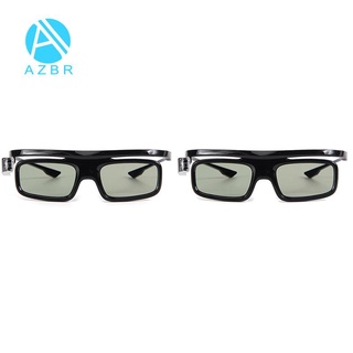 2 piezas dlp-link active shutter 3d glass gl1800 gafas recargables