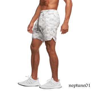 NT-pantalones cortos para hombre, estampado de camuflaje, cintura elástica, pantalones deportivos con (4)