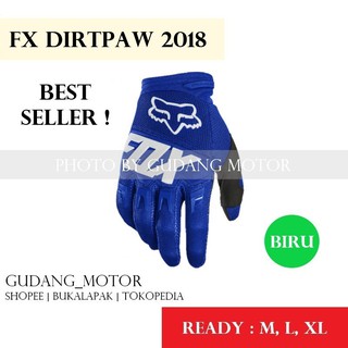 Guantes fox dirtpaw 2018 azul - guantes de motocicleta Cool - guantes de motocicleta fresco
