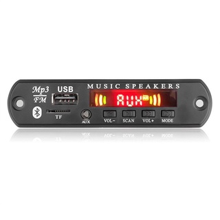 DC 12V Fm tf Aux 3.5 Onboard Music Decoder Wireless Bluetooth Mp3 Player Audio Kit Usb Radio Remote Aux For Car Speaker Kit (6)