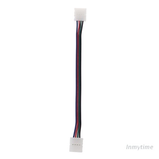iny 4 pin 10mm 17cm rgb led tira de luz adaptador conector de alambre para 5050 led tira de luz