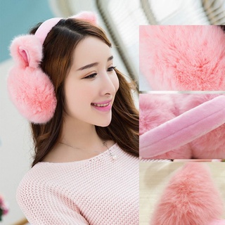KENTON moda orejas proteger mujeres orejas de gato orejeras proteger lindo felpa al aire libre cómodo accesorios cálidos/Multicolor (5)