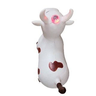 Montable animalito vaca brinca inflable de hule para niños (4)
