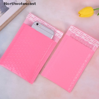 Northvotescast 10x Rosa Burbuja Bolsa De Correo De Plástico Acolchado Sobre Envío Embalaje NVC Nuevo