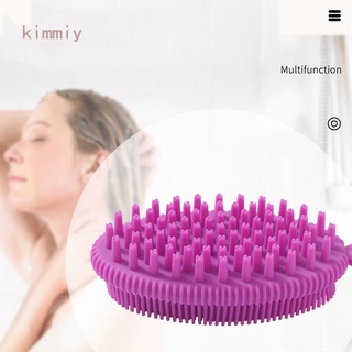 Silicone Head Body Scalp Massage Brush Comb Shampoo Hair Washing Comb Shower Brush Bath Spa Slimming Massage Brush|Massage Tools