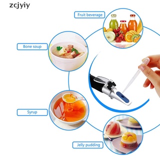 zcjyiy 0-32% brix azúcar vino cerveza fruta refractómetro medidor de alcohol juego de herramientas mx