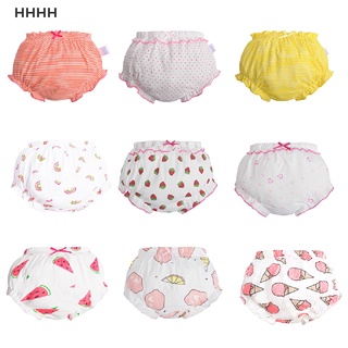 [WYL] 3 piezas/lote bebé ropa interior de algodón bragas niñas lindo calzoncillos verano pantalones cortos **