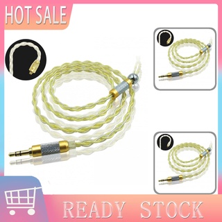 Coche| Jcally - Cable de auriculares trenzado chapado en oro con Pin B/C/MMCX