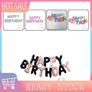 FAC Fine Workmanship Birthday Balloons Bunting Birthday Party Decorations Banner Balloons Reliable for Gathering