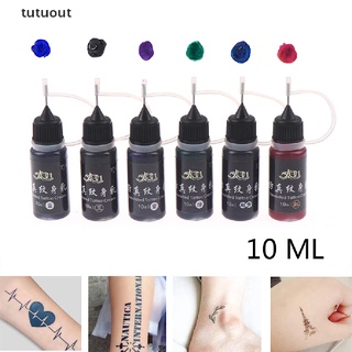 tutuout 10ml temporal tatuaje tinta fruta gel cuerpo arte pintura pigmento tatuaje jugo tinta mx