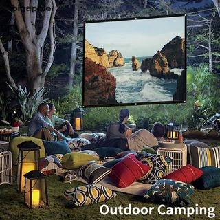[bigapple] 16:9 pantalla de proyector plegable portátil HD cine en casa al aire libre Camping 3D película caliente (1)