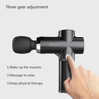 alta calidad mini pistola de masaje muscular profunda ejercicio recargable usb masajeador eléctrico b0b3 (7)