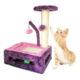 Rascador Cat Scratcher Para Gato Con Sisal Y Pelotas Gatito