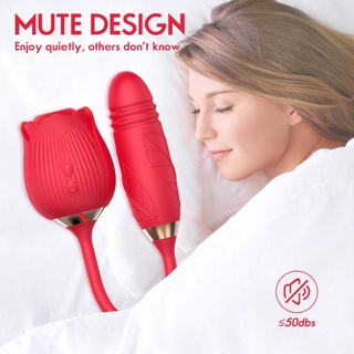 Rose Clitoral Sucking Licking Vibrator for Women Sex Toy Masturbator