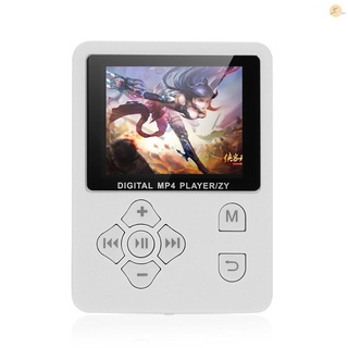 MP3 MP4 Digital Player 1.8 Inches Color Screen Music Player Lossless Audio Video Player Support E-book FM Radio Voice Recording TF Card Stopwatch