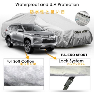 Cubierta de coche PAJERO deporte impermeable protección UV TRIGUARD 3 capas de una manera gruesa Deluxe