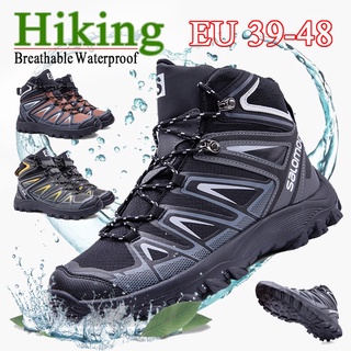 Zapatos de senderismo zapatillas de deporte para hombres mujeres zapatos de Trekking transpirable impermeable salomón zapatos deportivos calzado para regalo tamaño 39-48 (Q-2006) (1)