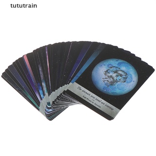 Tututrain 44 Card Moonology Oracle Cards Deck Guidebook Boland Magic Tarot Deck Game MX