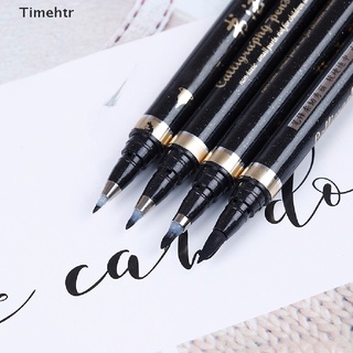 timehtr 4 pzs pincel de caligrafía/bolígrafo de arte/suministros de manualidades/oficina/herramientas de escritura mx (4)