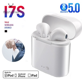 Smart earphone tws i7s auriculares inalámbricos por bluetooth 5.0, auriculares deportivos con micrófono y caja de carga para todos los teléfonos inteligentes