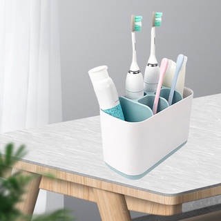 estante de cepillo de dientes, organizador multifunción, soporte de almacenamiento de cepillo de dientes, soporte de baño para cepillo de dientes eléctrico,