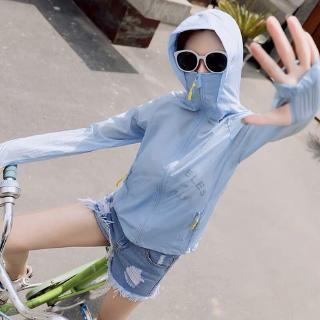 360 protección solar ropa mujer manga larga cremallera con máscara chamarra con capucha (1)