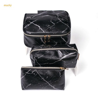 muc Women Lady Travel Marble Makeup Bag Multifunctional Cosmetic Pouch Purse Casual Storage Organizer