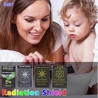 Sun1> 10Pcs Emr Scalar Energy teléfono pegatina Anti radiación Chip Shield mantener la salud