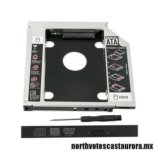 Staurora Universal 12.7mm SATA 2nd SSD HDD Hard Drive Caddy for CD/DVD-ROM Optical Bay US Super