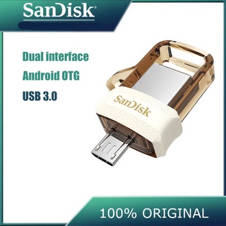 SanDisk 32GB 64GB 128GB 256GB OTG Flash Drive for phone gold