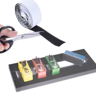 eyour 2x pedalboard pedal cinta de montaje rollo de agarre 2,5 cm 2m para guitarra pedal board
