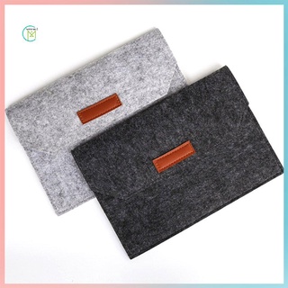 ⚡Prometion⚡Soft Sleeve Wool Felt Laptop Bag For Macbook Notebook Laptop 12inch 15inch PC Case Cover Pc Accessories