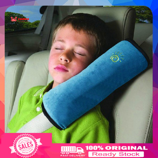 {MOS} almohada de seguridad para cinturón de seguridad de coche para niños, reposacabezas, cojín de hombro