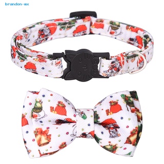 brandon.mx suave collar para mascotas corbatas de navidad collar de gato corbatas atractivos accesorios para mascotas