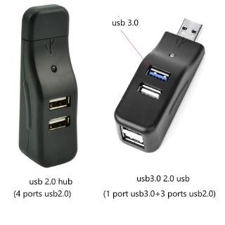Mini HUB USB de 4 puertos de alta velocidad para divisor USB multipuerto/adaptador ablet para Laptop